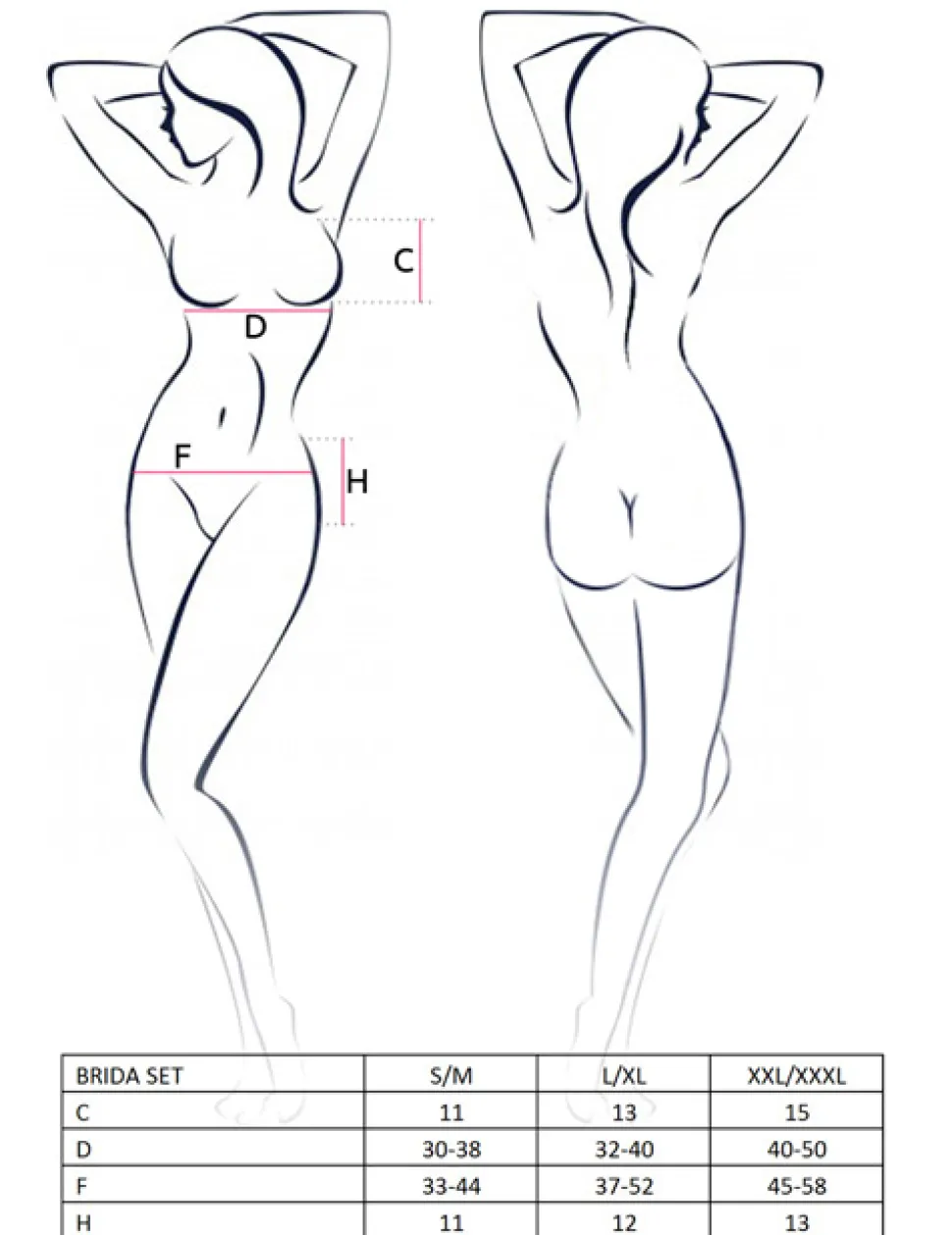 Hebe-BH Set Brida Spitze