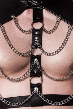 Herren Clubwear Set aus hochwertigem Lederimitat