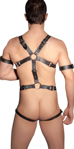 Herren Harness aus Leder verstellbar