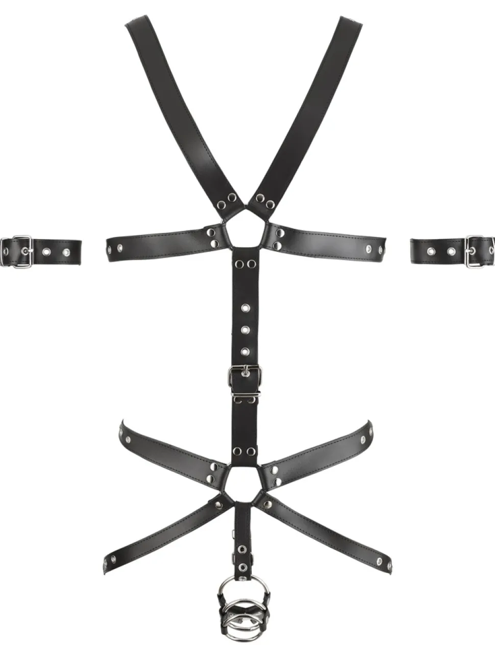 Herren Harness aus Leder verstellbar