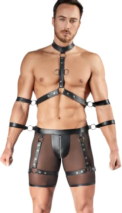 Herren Harness mit Pants aus elastischem Material