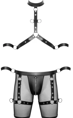 Herren Harness mit Pants aus elastischem Material