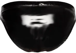 Herren Lack-Slip mit Push-up Funktion und aufklappbarer Front