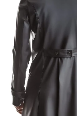 Herren Mantel im edlen Matt-Look mit feinen Details