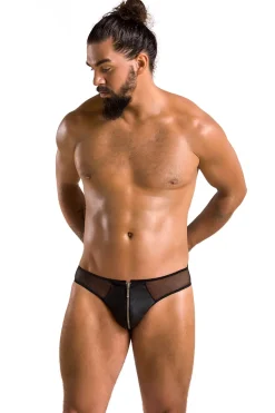 Herren Mattlook Slip mit Tüll