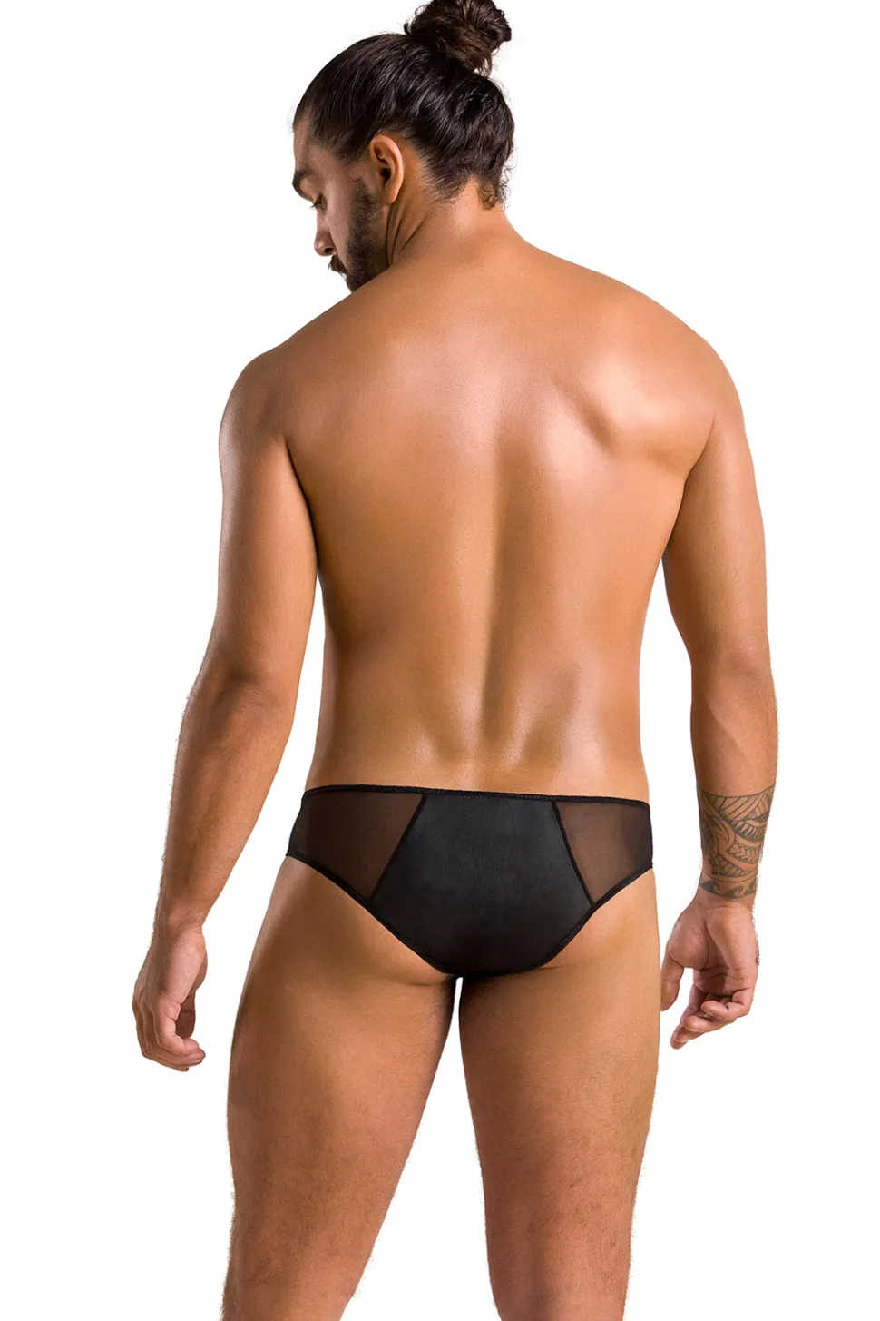 Herren Mattlook Slip mit Tüll