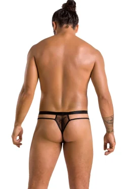 Herren Mesh String mit feinen Riemen