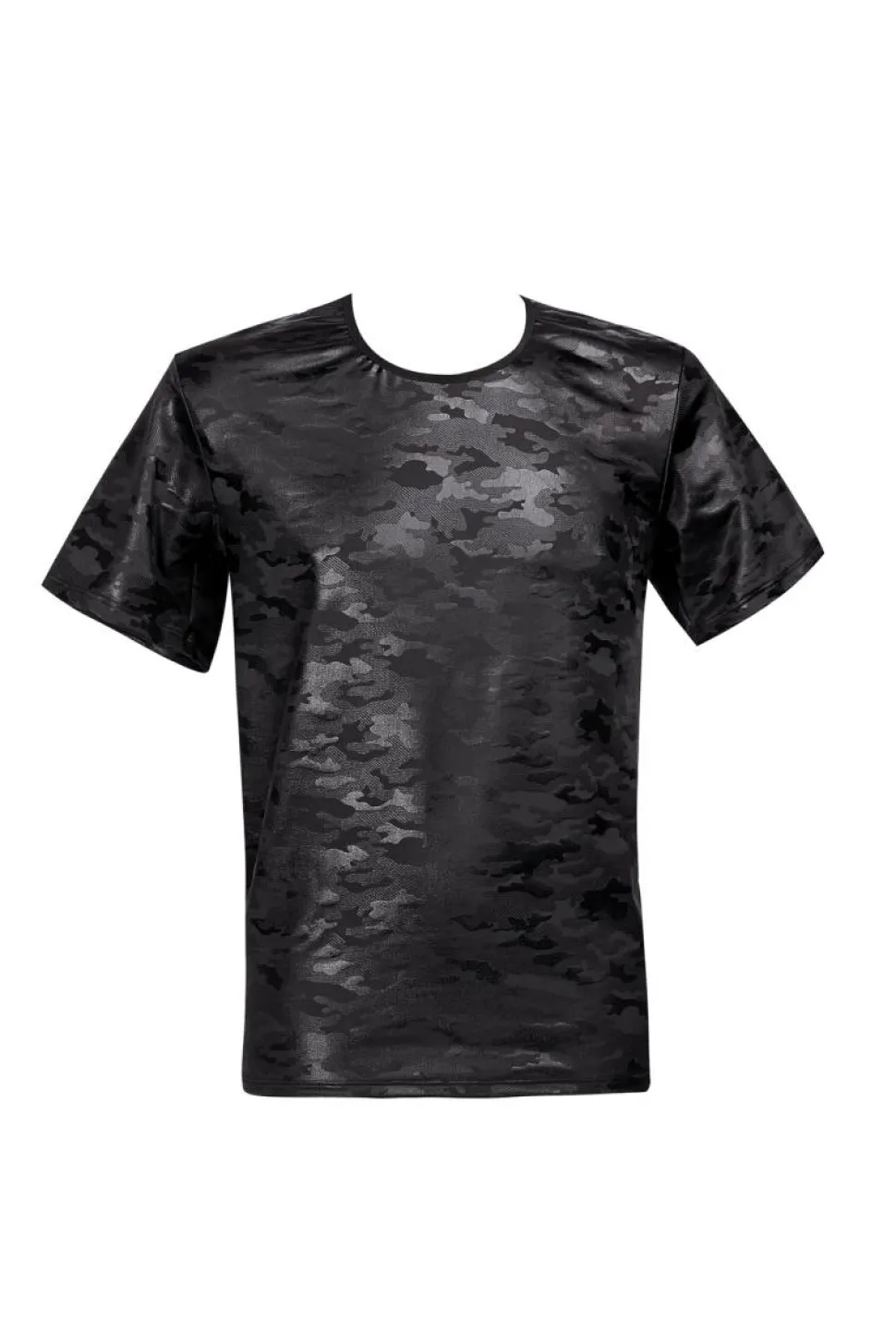 Herren Shirt aus feinem Material im Camouflage-Look Herren Shirt aus feinem Material im Camouflage-Look
