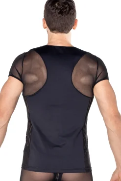 Herren Shirt aus Netz Material