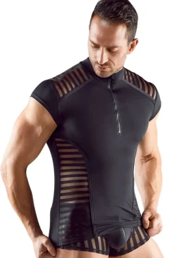 Herren Shirt mit Kragen aus weichem Material