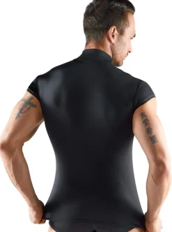 Herren Shirt mit Kragen aus weichem Material