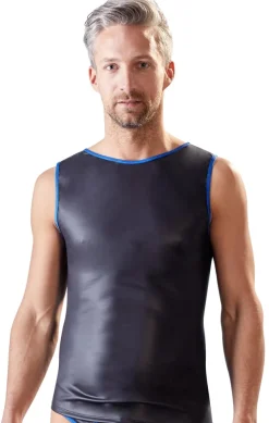 Herren Shirt royal schwarz