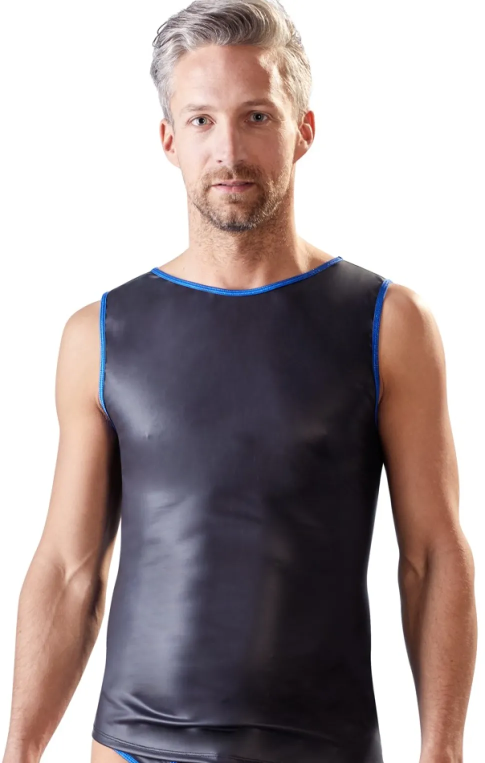 Herren Shirt royal schwarz