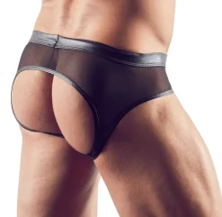 Herren Slip Po-frei schwarz