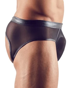 Herren Slip Po-frei schwarz