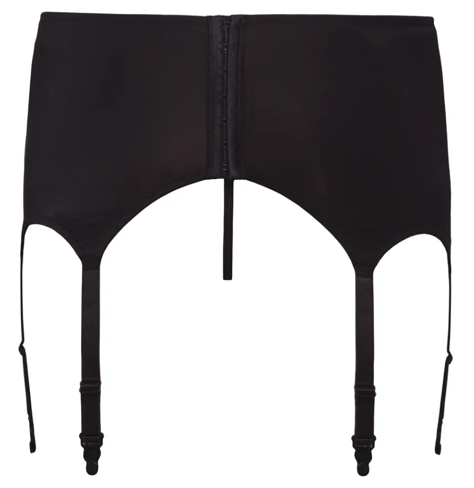 Herren Strapshalter mit edler Spitz aus weichem Material mit Zierschnürung