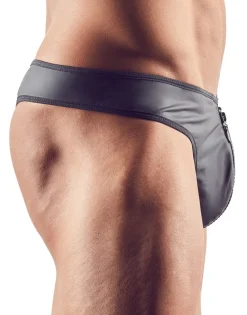 Herren String schwarz