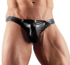 Herren String schwarz