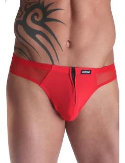 Herren String Wiz rot