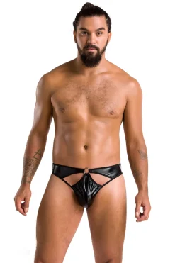 Herren Wetlook String mit Cutouts und Metallring
