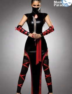 Hot Ninja-Girl Kostüm Set