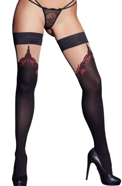 Htl.Strümpfe Overknee schwarz