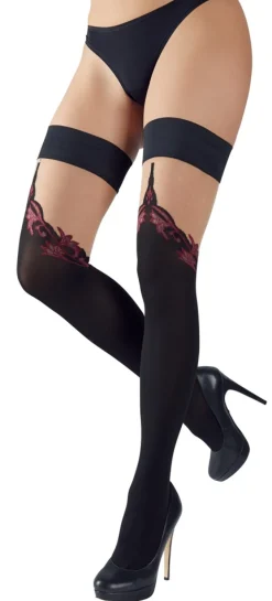 Htl.Strümpfe Overknee schwarz