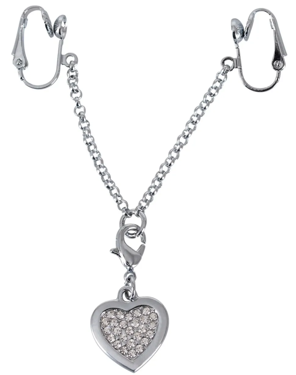 Intimkette mit Anhänger und Strass