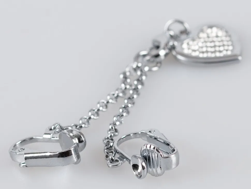 Intimkette mit Anhänger und Strass