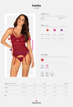 Ivetta Corset & Thong rot
