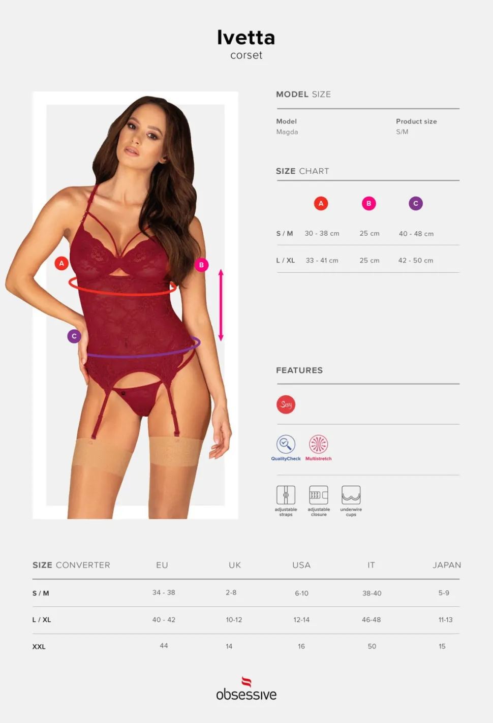 Ivetta Corset & Thong rot