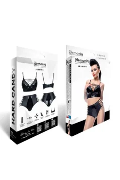 Jessica Bügel-BH und Panty schwarz