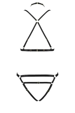 Kelis 2-teiliges Harness-Set schwarz