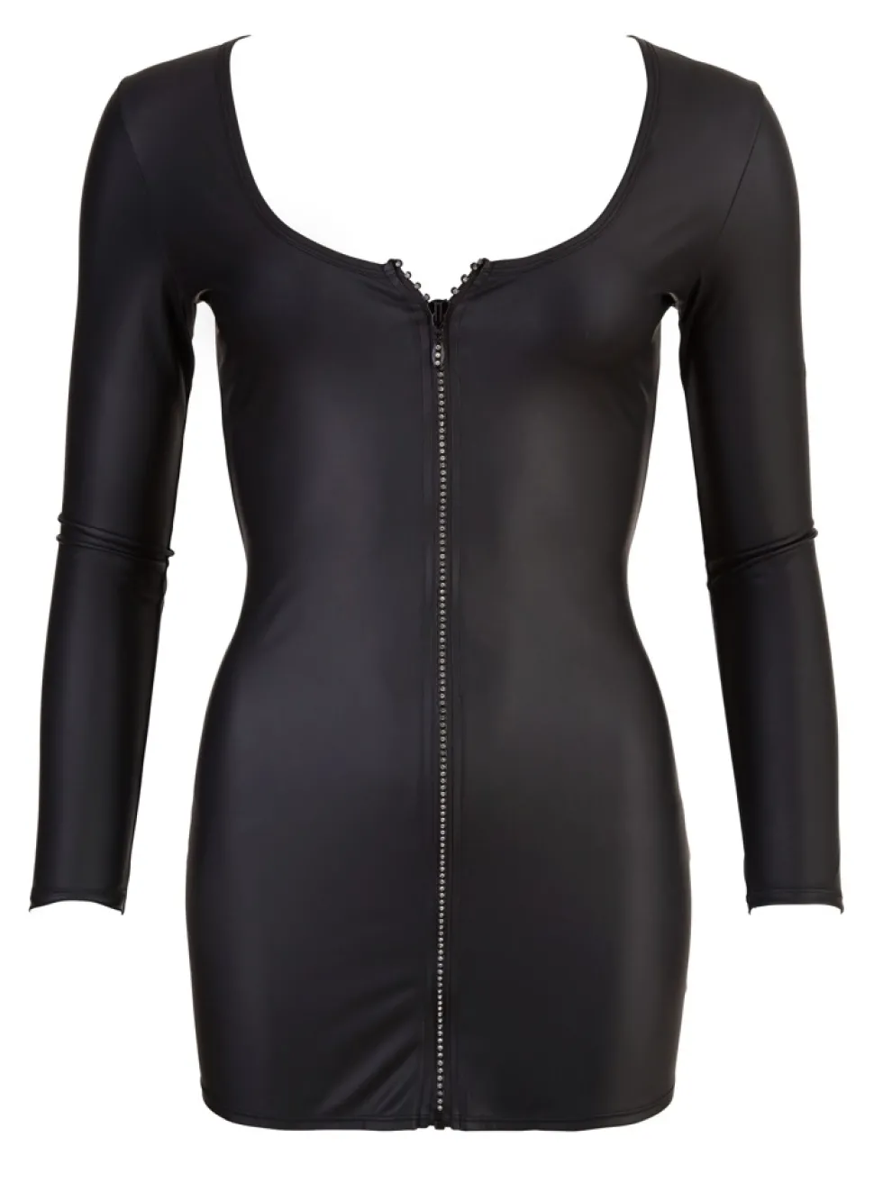 Kleid Glitzerzip schwarz