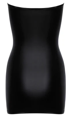 Kleid im edlen Mattlook mit Zierschnürung