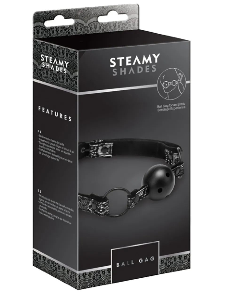 Knebelball "Gag" mit Atmungslöchern