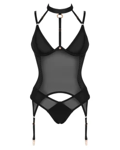 Korsett und Panty Set mit feinen Details