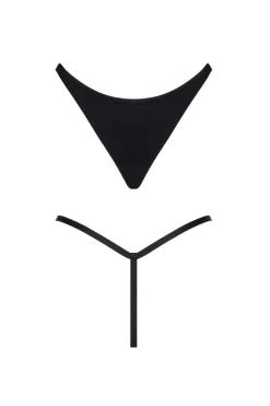 LadyX String Tanga LXCande001 schwarz