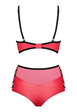 Leatheria 2tlg. Set rot