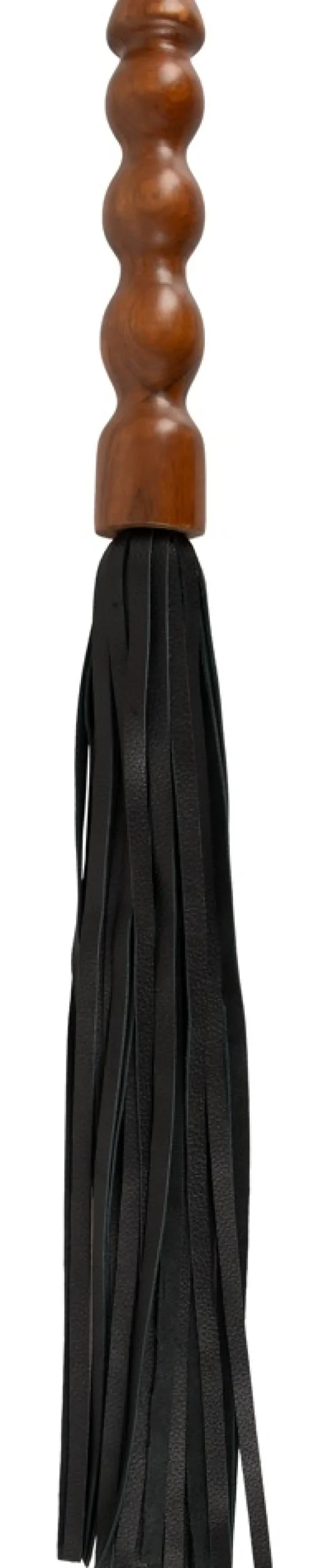 Leder Flogger mit Holzgriff