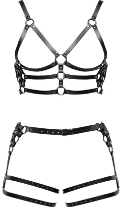 Leder Harness Set für Männer vielfach verstellbar