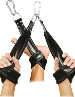 Leder Hängefessel mit Karabiner