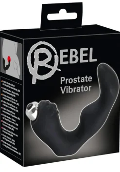 L-förmiger Prostata Vibrator mit Noppen
