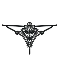 Luiza String schwarz