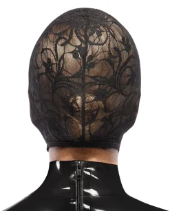 Maske aus dehnbarer Spitze