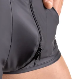 Mattlook Herren-Overall aus dehnbarem Material mit Reißverschluss und Taschen