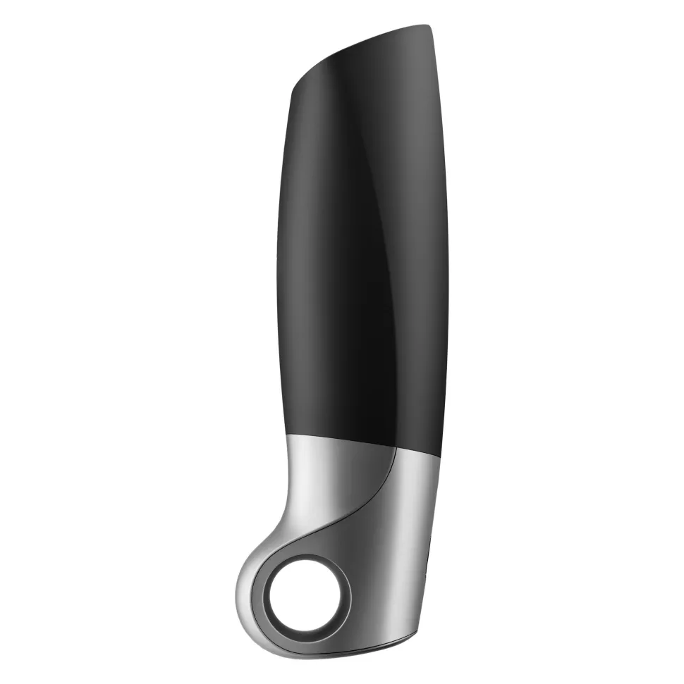 Men Power Masturbator in schwarz silber