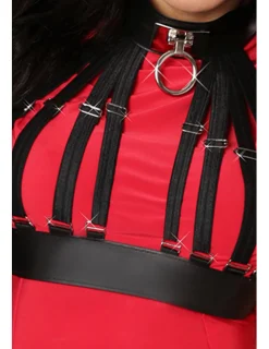 Minikleid Masterpiece rot/schwarz