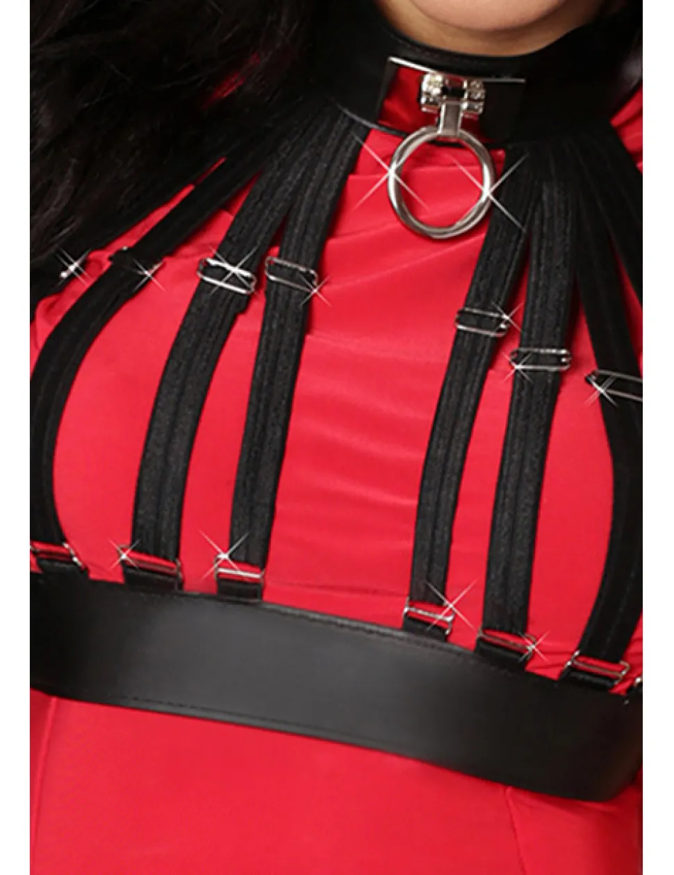 Minikleid Masterpiece rot/schwarz