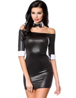 Minikleid mit Fliege